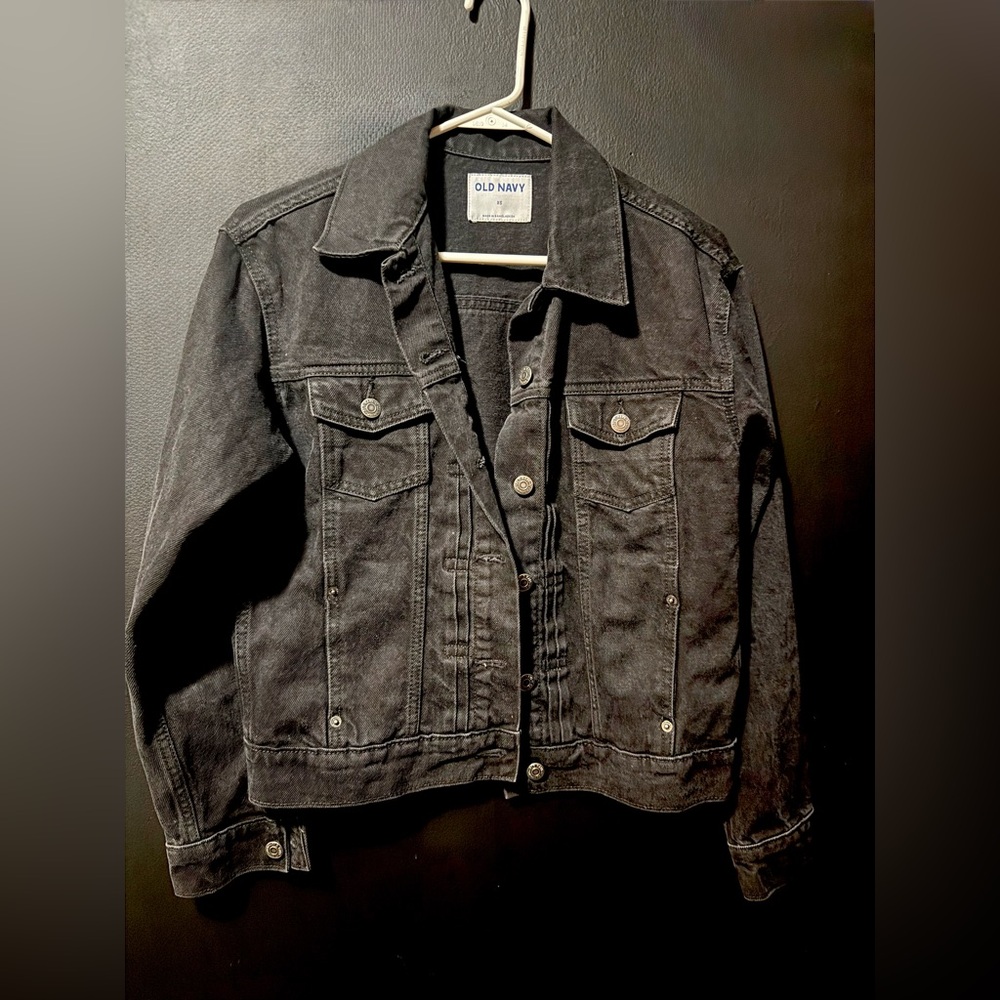 Old Navy Charcoal Jean Jacket for Women